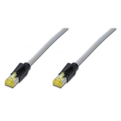 Digitus CAT 6A S-FTP patch cable, DRAKA UC 900 SS FRNC Cat 7,TM31, length 0.5 M, LSOH, AWG 27 7