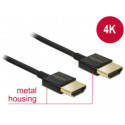 Delock Kabel High Speed HDMI s Ethernetem - HDMI-A samec  HDMI-A samec 3D 4K 3 m aktivní Slim Premium