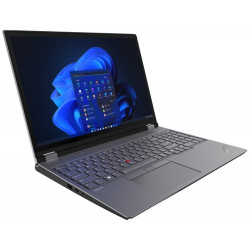 Lenovo ThinkPad P16 Gen 1 16" I5-12600HX 16 GB 512 GB NVIDIA Quadro RTX A1000 4 GB Win 11 Pro downgraded to Win 10 Pro Tmavě šedá