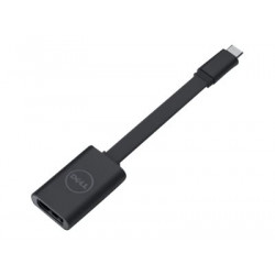 Dell - Externí video adaptér - USB-C - DisplayPort - s Služba Advanced Exchange Service 1 rok - pro Chromebook 31XX, 31XX 2-in-1; Latitude 54XX, 74XX; Precision 32XX; Vostro 15 7510, 5625