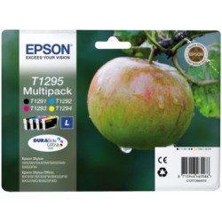 EPSON cartridge T1295 (black cyan magenta yellow) multipack (jablko)