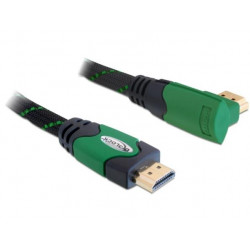 Delock Kabel High Speed HDMI s Ethernetem – HDMI A samec  HDMI A samec pravoúhlý 3 m