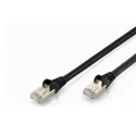 Ednet Patch kabel, CAT6, RJ45 samec samec, 3,0 m, S-FTP, AWG 27 7, LSZH, černý