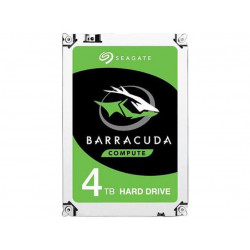 Seagate BarraCuda - HDD 4096 GB Interní 3.5 " - SATA III/600 - 5 400 ot min. - vyrovnávací paměť: 256 MB (ST4000DM004)