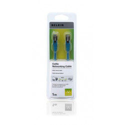 Belkin kabel CAT5e RJ45 datový černý,1m