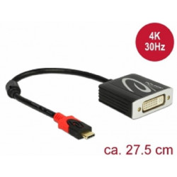 Delock Adaptér USB Type-C™ samec  DVI samice (DP Alt Mód) 4K 30 Hz