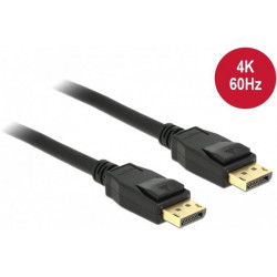 Delock Displayport 1.2 kabel samec  Displayport samec 4K 60 Hz 1,5 m