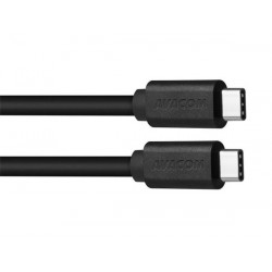 Datový a nabíjecí kabel USB Type-C - USB Type-C, 100cm, černá