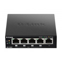 D-Link DES-1005P 5-Port Fast Ethernet PoE Desktop Switch