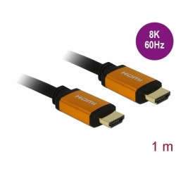 Delock Ultra vysokorychlostní HDMI kabel, 48 Gbps, 8K 60 Hz, 1 m