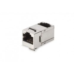 DIGITUS Professional CAT 6A Class EA Modular Coupler, shielded, angled