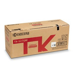 Kyocera toner TK-5270M červený na 6 000 A4 (při 5% pokrytí), pro P6230cdn, M6230 6630cidn