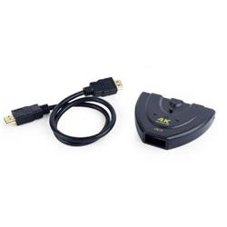 Gembird HDMI interface switch, 3 porty, s kabelem