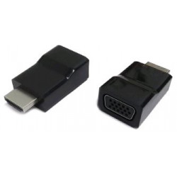 Kab. redukce HDMI na VGA, M F, černá