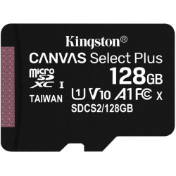 128GB microSDXC Kingston Canvas Select Plus A1 CL10 100MB s bez adapteru