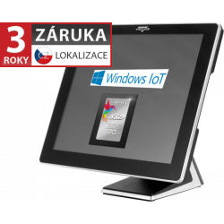 AerPOS PP-9667CV, 17", i3, 8GB, 120GB SSD, Win 10 IoT. kap., bez rámeč.