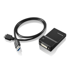 Lenovo USB 3.0 to DVI VGA Monitor Adapter SK