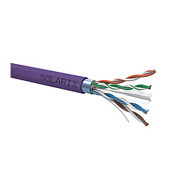 Instalační kabel Solarix CAT5E UTP LSOH Dca-s1,d2,a1 1000m cívka SXKD-5E-UTP-LSOH