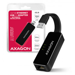 AXAGON ADE-XR, USB2.0 - externí Fast Ethernet adaptér, auto install