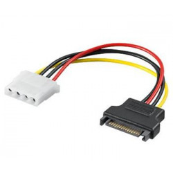 PremiumCord Napájecí redukce Molex 5.25" F - S-ATA M