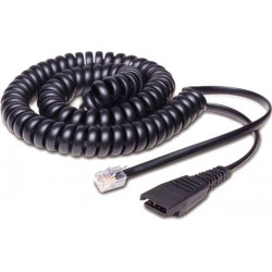 Jabra QD-RJ10, 0,5-2m, coiled