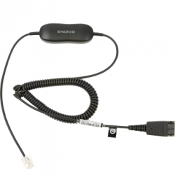 Jabra Smart Cord, QD-RJ9 10, 0,7-2m, coiled