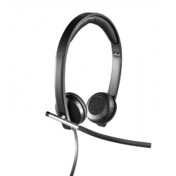 LOGITECH Headset H650e Stereo drátová sluchátka + mikrofon USB černá