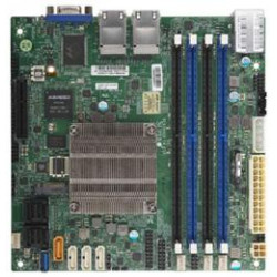 SUPERMICRO mini-ITX MB Atom C3758 (8-core), 4x DDR4 ECC DIMM, 12xSATA, 1x PCI-E 3.0 x4, 4x 1GbE LAN, IPMI