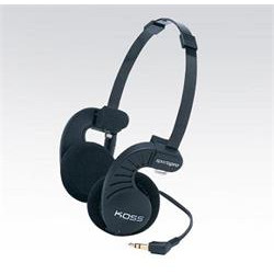 KOSS sluchátka Sporta Pro, 15Hz - 20kHz, 103dB mW, 3.5 6.5mm jack, 1.2m - černá