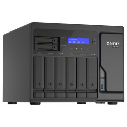 QNAP TS-h886-D1622-16G Xeon D-1622 2,6-3,2GHz 16GBRAM 6x3,5SATA 2x2,5SATA 2xM.2 4x2,5GbE 3xUSB3.2 2xPCIe