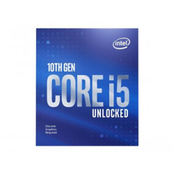 Intel Core i5 10600KF - 4.1 GHz - 6-jádrový - 12 vláken - 12 MB vyrovnávací paměť - LGA1200 Socket - Box (bez chladiče)