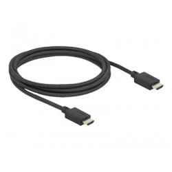 Delock - Ultra High Speed - HDMI kabel - HDMI s piny (male) do HDMI s piny (male) - 2 m - černá - podpora 8K