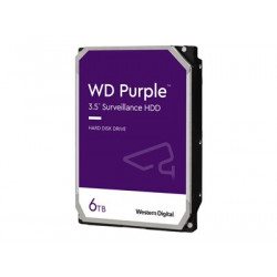 WD, HDD Purple 6TB 3.5 SATA 256MB