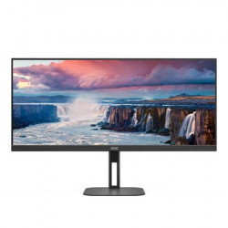 AOC U34V5C/BK LCD VA 34" 3440×1440  4ms 300nitů 4000:1 100Hz USB-C repro ,VESA