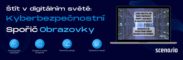 Zabezpečte své pracovní stanice s naším novým kyberbezpečnostním spořičem obrazovky! Přesvědčte se na webináři!