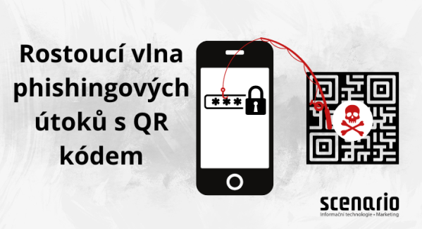 Rostoucí vlna phishingových útoků s QR kódem