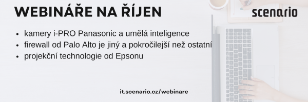 Na jaké webináře se můžete těšit v říjnu? Umělá inteligence, projektory a next gen firewall