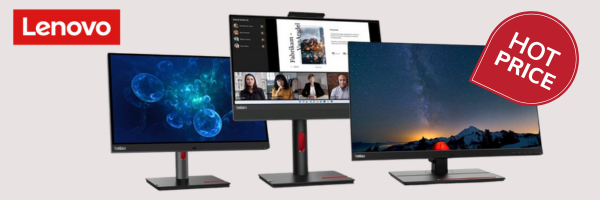 LENOVO monitory - prémiová kvalita za akční cenu