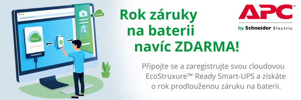 Prodloužená záruka na baterii s APC Smart-UPS zdarma!