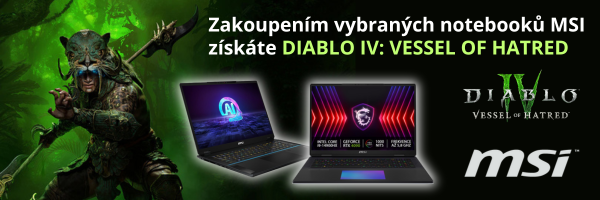 Kupte herní notebook MSI a získejte Diablo IV zdarma!