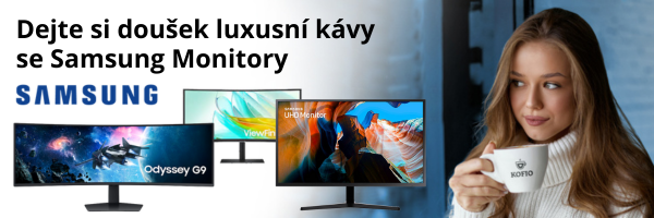 Luxusní káva a odměny za nákup Samsung Monitorů!